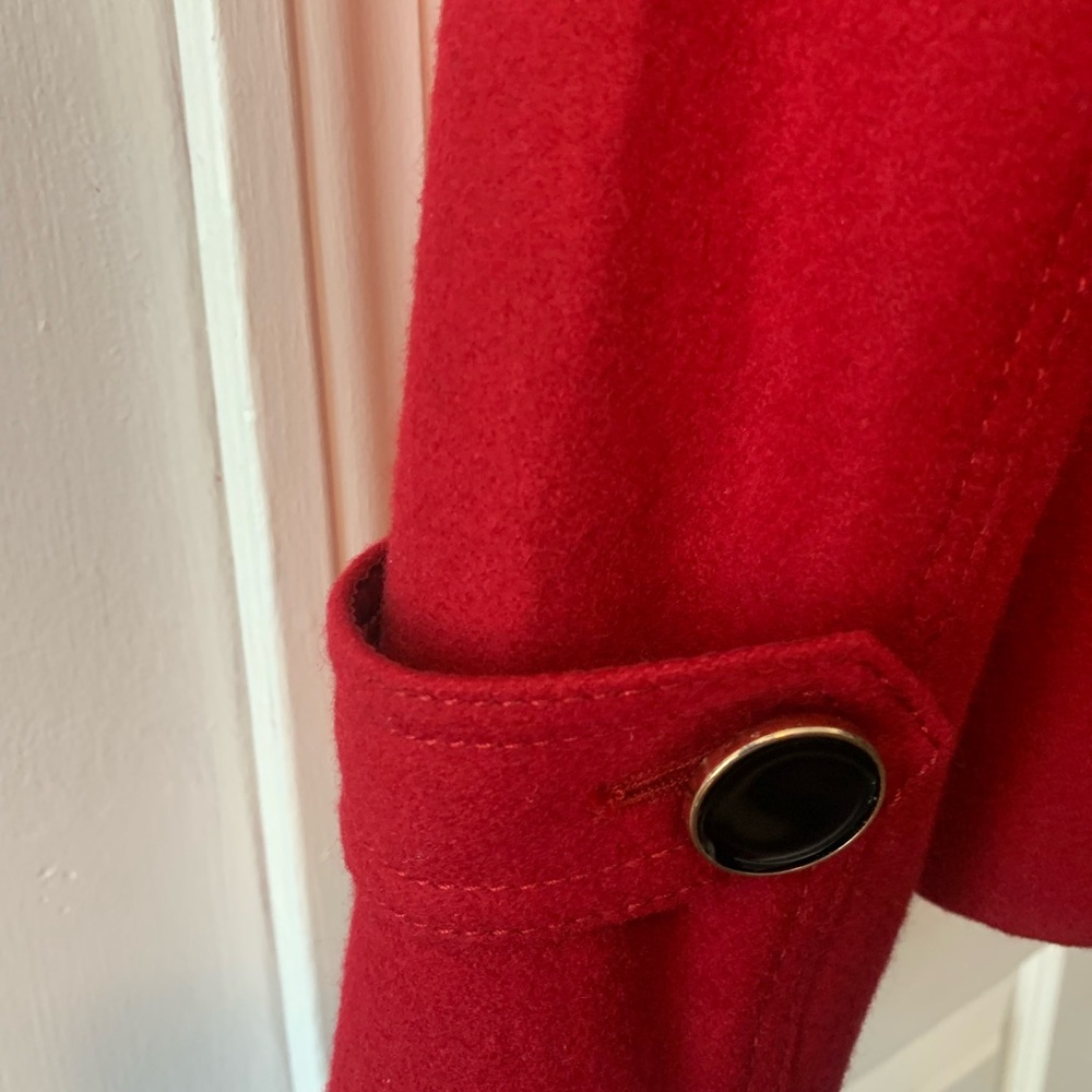 Express Scarlet Outerwear with Button Accents - Picture 4 of 9